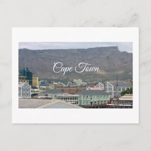 Carte Postale Cap Table Mountain Waterfront Cityscape