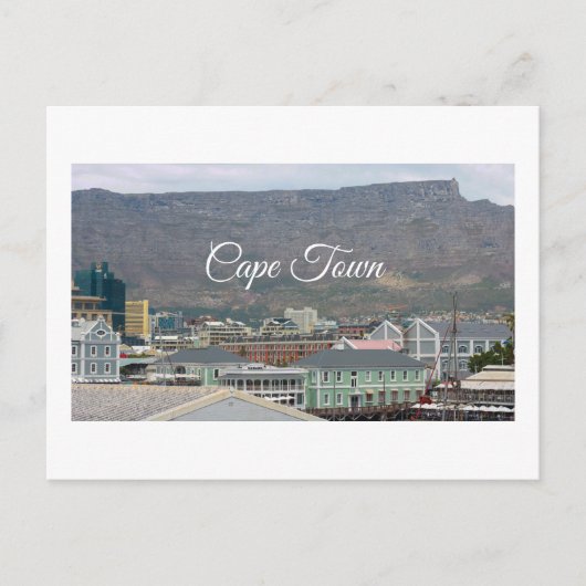 Carte Postale Cap Table Mountain Waterfront Cityscape (Devant)
