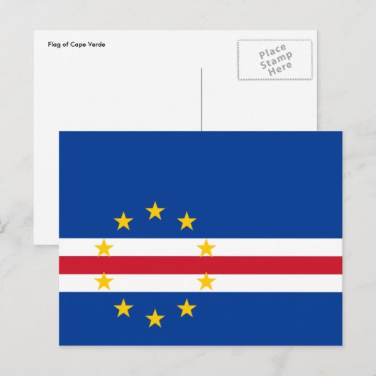 Carte Postale cap verde (Devant / Derrière)