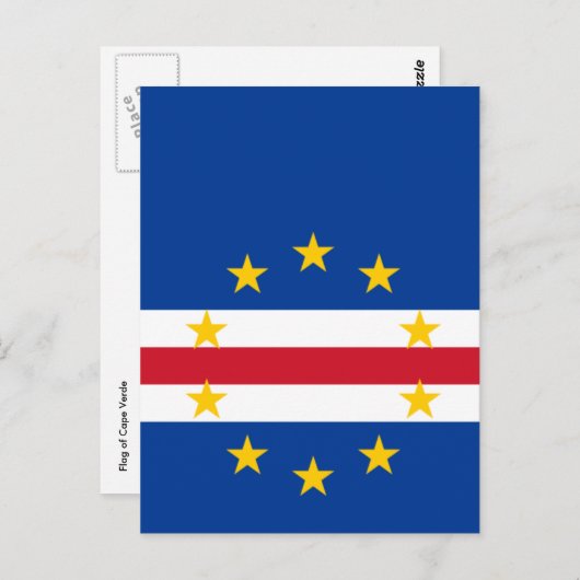 Carte Postale cap verde (Devant / Derrière)