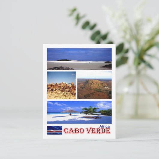 Carte Postale Cap-Vert - (Debout devant)