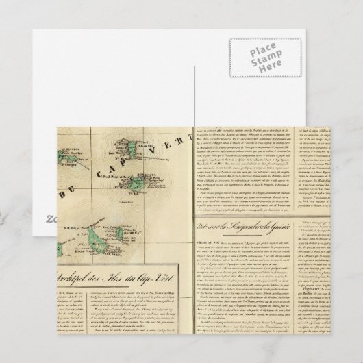 Carte Postale Cap-Vert Afrique (Devant / Derrière)