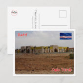 Carte Postale Cap-Vert - Rabil - Aéroport - (Devant / Derrière)