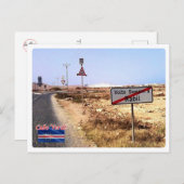 Carte Postale Cap-Vert - Rabil - Plaque toponymique - (Devant / Derrière)