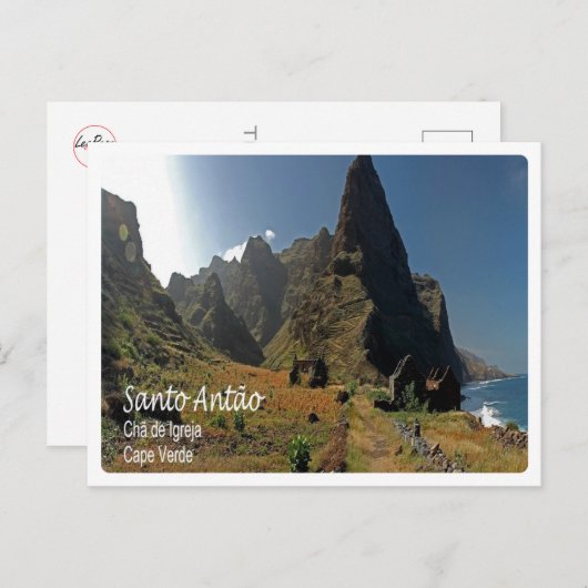 Carte Postale Cap-Vert - Santo Antao - (Devant / Derrière)