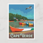 Carte Postale Cap-Vert Voyages Vintage (Devant)