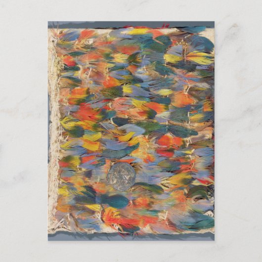 Carte Postale cape à plumes (Devant)