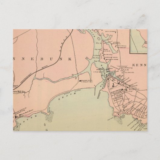 Carte Postale Cape Arundel, Kennebunkport, Maine (Devant)