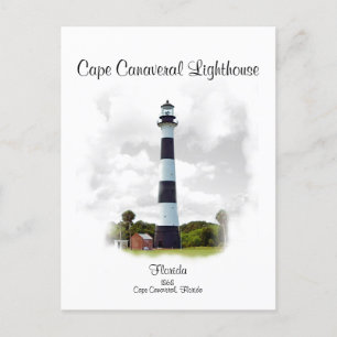 CARTE POSTALE CAPE CANAVERAL LIGHTHOUSE