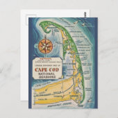 Carte Postale Cape Cod (Devant / Derrière)
