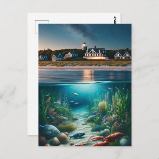 Carte postale Cape Cod (Devant / Derrière)