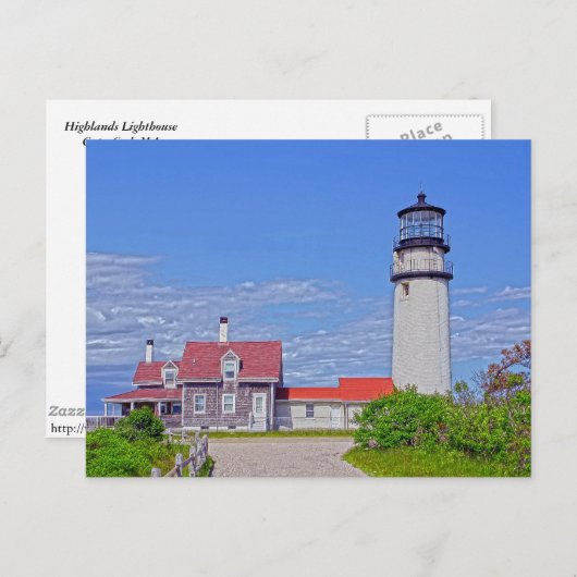 Carte postale Cape Cod Lighthouse (Devant / Derrière)