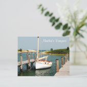 Carte postale Cape Cod MA Martha's Vineyard Harbou (Debout devant)