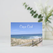 Carte Postale Cape Cod Mass Dunes Beach Ocean Post Card (Debout devant)