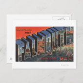 Carte Postale Cape Cod, Massachusetts (Falmouth) (Devant / Derrière)