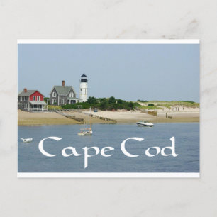 Carte Postale Cape Cod, Massachusetts - Phare de Cou Sandy