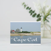 Carte Postale Cape Cod, Massachusetts - Phare de Cou Sandy (Debout devant)