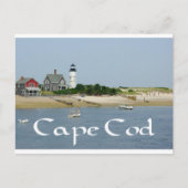 Carte Postale Cape Cod, Massachusetts - Phare de Cou Sandy (Devant)