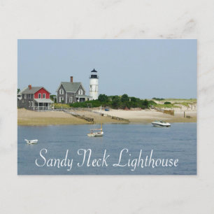 Carte Postale Cape Cod, Massachusetts - Phare de Cou Sandy