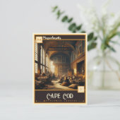 Carte Postale Cape Cod, Massachusetts | VINTAGE (Debout devant)