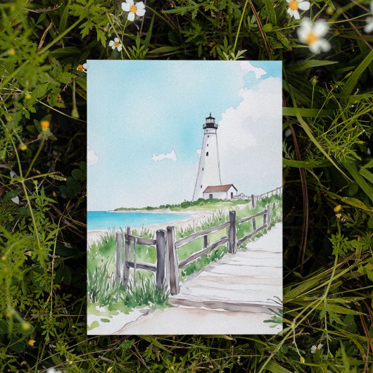 Carte postale Cape Cod Massachusetts Watercolor