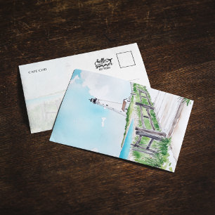 Carte postale Cape Cod Massachusetts Watercolor