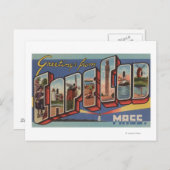 Carte Postale Cape Cod, MassachusettsScènes de grandes lettres (Devant / Derrière)