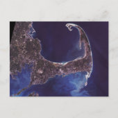 Carte Postale Cape Cod - Photo satellite (Devant)