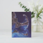Carte Postale Cape Cod - Photo satellite (Debout devant)