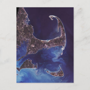 Carte Postale Cape Cod - Photo satellite