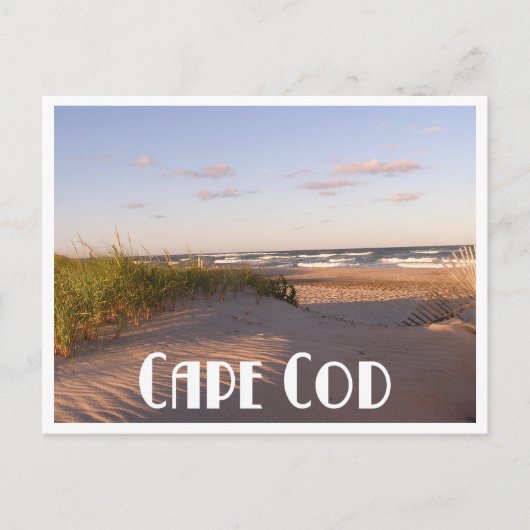 Carte Postale Cape Cod Sunrise Over Beach, Massachusetts, États- (Devant)