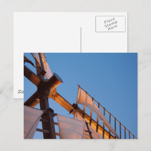 Carte Postale Cape Cod Windmill at Sunset (Devant / Derrière)