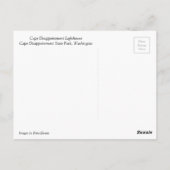 Carte Postale Cape Disappointment Lighthouse (Dos)