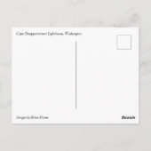 Carte Postale Cape Disappointment Lighthouse (Dos)