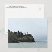 Carte Postale Cape Disappointment Lighthouse, Washington (Devant / Derrière)