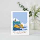 Carte Postale Cape Disnomination State Park Washington Vintage (Debout devant)