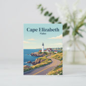 Carte Postale Cape Elizabeth États-Unis (Debout devant)