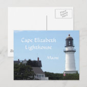 Carte postale Cape Elizabeth Lighthouse (Devant / Derrière)
