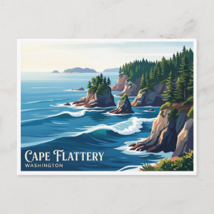 Carte Postale Cape Flattery Neah Bay Washington