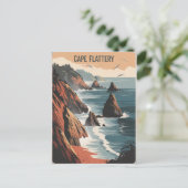 Carte Postale Cape Flattery Vintage (Debout devant)