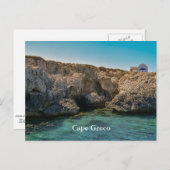 Carte Postale Cape Greco, Chypre (Devant / Derrière)