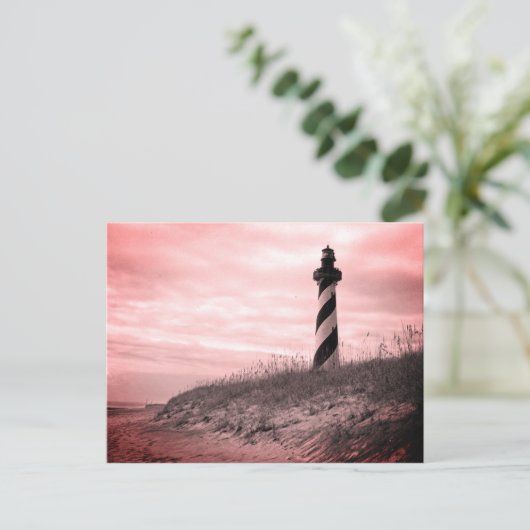 Carte Postale Cape Hatteras Lighthouse (Debout devant)