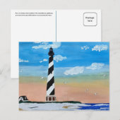 Carte Postale Cape Hatteras Lighthouse (Devant / Derrière)