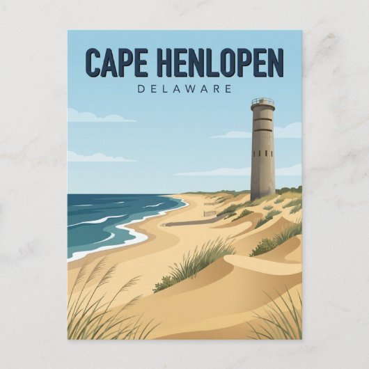 Carte Postale Cape Henlopen State Park Delaware (Devant)