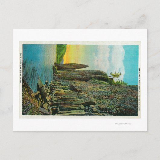 Carte Postale Cape Horn et Cigar Rock sur Columbia River (Devant)