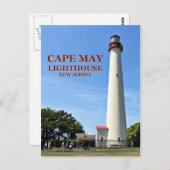 Carte Postale Cape May Lighthouse, New Jersey Postcard (Devant / Derrière)