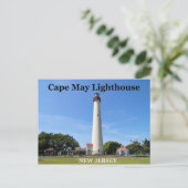Carte Postale Cape May Lighthouse, New Jersey Postcard (Debout devant)