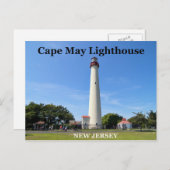 Carte Postale Cape May Lighthouse, New Jersey Postcard (Devant / Derrière)