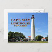 Carte Postale Cape May Lighthouse, New Jersey Postcard (Devant / Derrière)