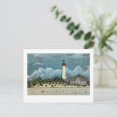 Carte Postale Cape May Lighthouse Painting, New Jersey (Debout devant)